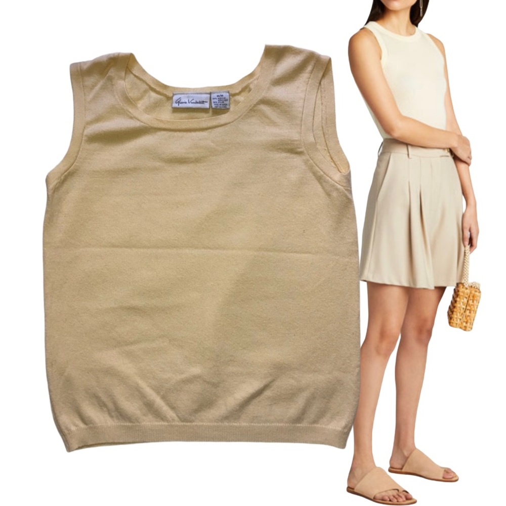 Gloria Vanderbilt sleeveless sweater vest